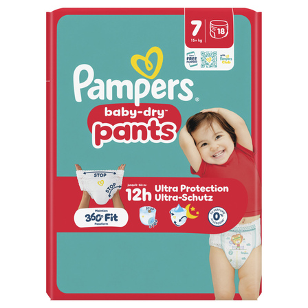 Pampers Baby dry luierbroekjes nr 7