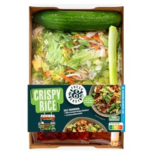 Gekoeld verspakket crispy rice
