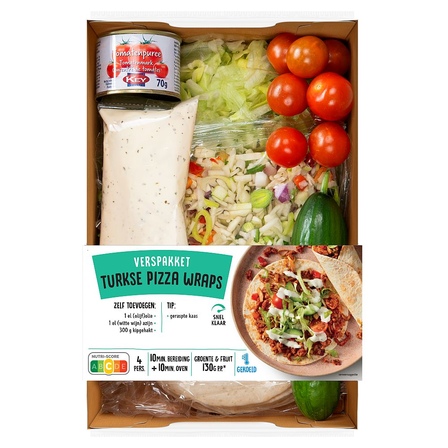 Gekoeld verspakket Turkse pizza