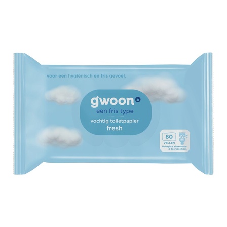 g'woon Vochtig Toiletpapier Fresh