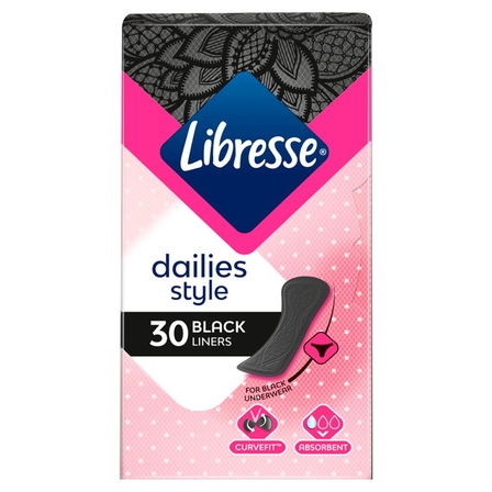 Libresse Inleg  Normal Black