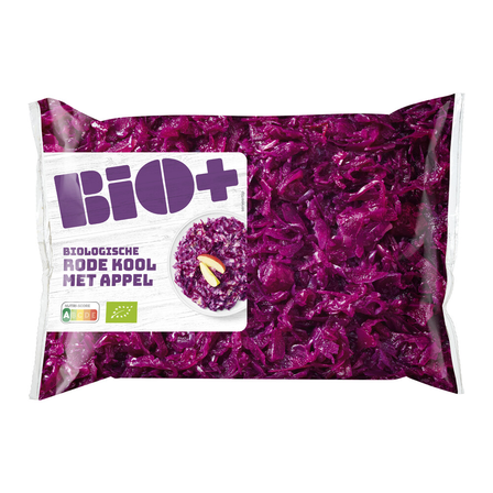 Bio+ rode kool met appel