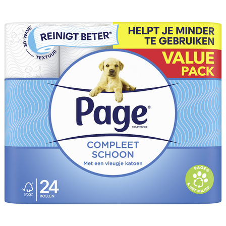 Page Compleet schoon