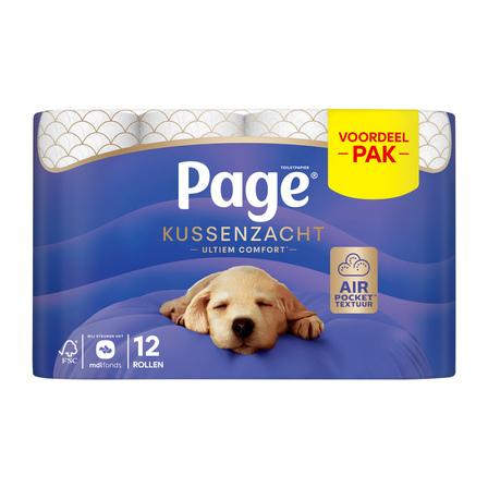 Page Toiletpapier Kussenzacht Voordeelpak