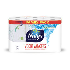 Nalys Vochtvangers 6 Maxi Rollen Keukenpapier Family Pack