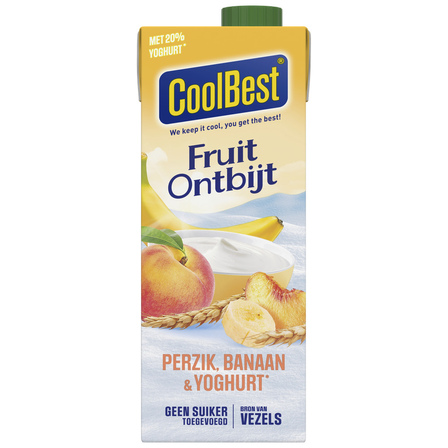 Coolbest Fruitontbijt Perzik, Banaan en Yoghurt