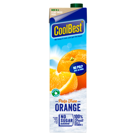 CoolBest Premium Orange Pulp Free 1 L