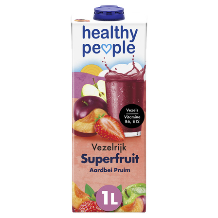 Healthy people vezelrijk superfruit aardbei pruim