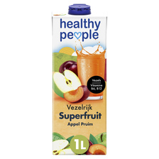 Healthy people vezelrijk superfruit appel pruim