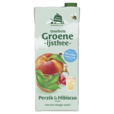 Van de Boom troebele groene ijsthee perzik hibiscus