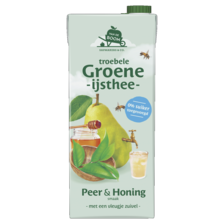 Van de Boom troebele groene ijsthee peer honing