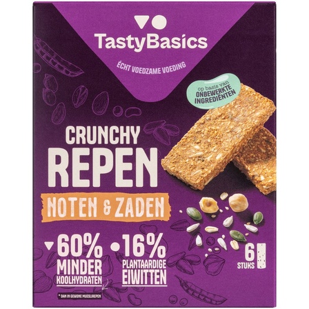 Tasty Basics Crunchy Reep  Noten en Zaden