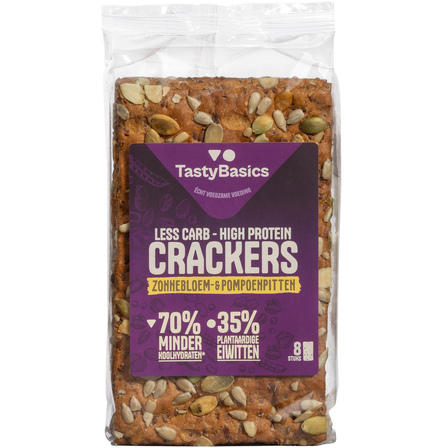 Tasty Basics crackers zonnebloem pompoen