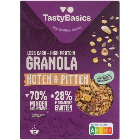 Tasty Basics Granola noten & pitten