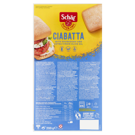 Schär Gluten-Free Ciabatta 200 g