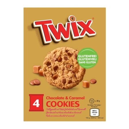 Twix Chocolate & caramel cookies