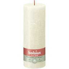 Bolsius rustieke kaars ivoor 19cm