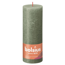 Bolsius rustieke kaars ivoor 19cm