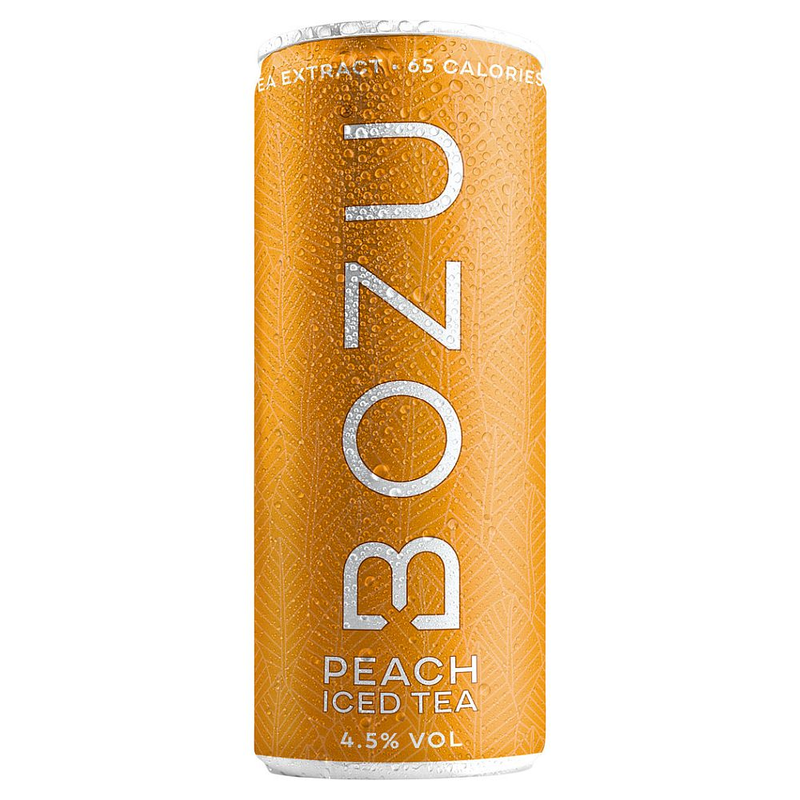 Bozu Hard iced tea peach mango green 12-pack
