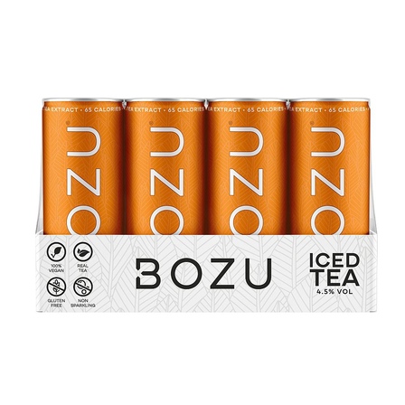 Bozu hard iced tea peach