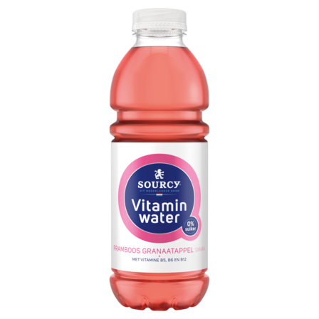 Sourcy Vitaminwater Framboos Granaatappel Smaak 1 Liter