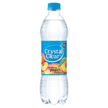 Crystal Clear Sparkling Peach Fles 0,5L