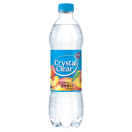 Crystal Clear Sparkling Peach Fles 0,5L