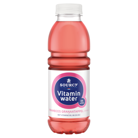 Sourcy Vitaminwater Framboos Granaatappel Smaak