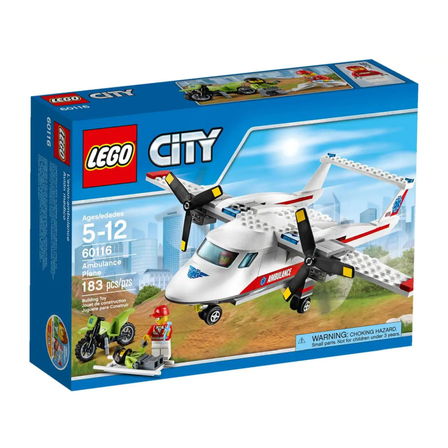 Lego Fcity Great Vehicles vliegtuig ziekenhuis