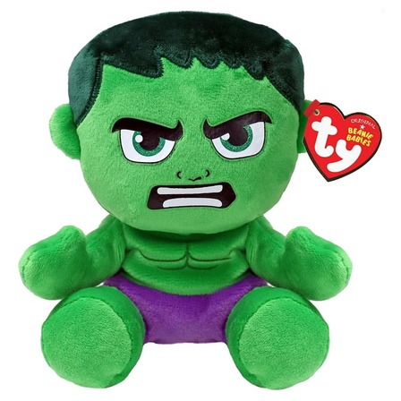Ty Beanie Boo Marvel Hulk soft