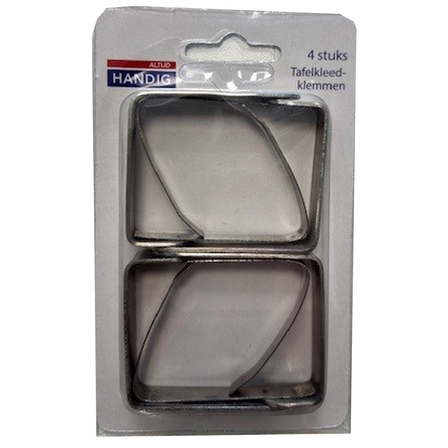 Tafelkleed klemmen set a 4 stuks