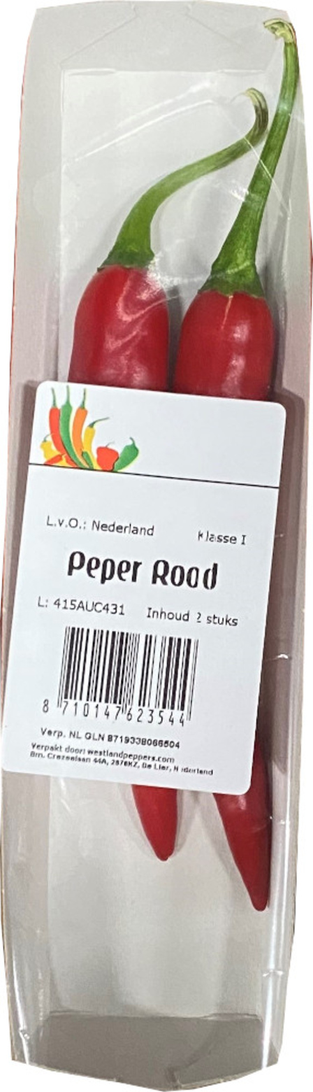 Pepers rood
