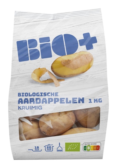 Bio+ aardappelen kruimig