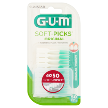 GUM® Soft-Picks® Original Tandenstokers Medium 50 Stuks