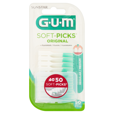 GUM® Soft-Picks® Original Tandenstokers Medium 50 Stuks