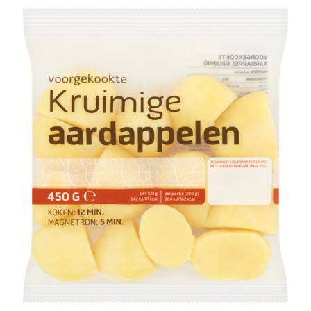 Voorgekookte Kruimige Aardappelen 450 g