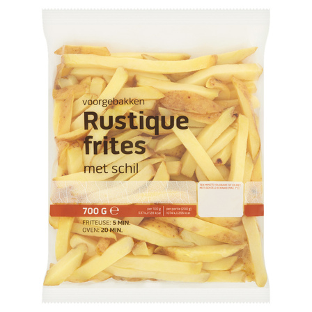 Rustique frites met schil