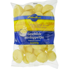Aardappel geschild kruimig