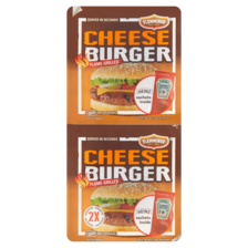 Flemmings Cheese Burger Flame Grilled Valuepack 2 Stuks 261 g