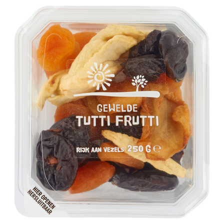 Gewelde Tutti Frutti 250 g