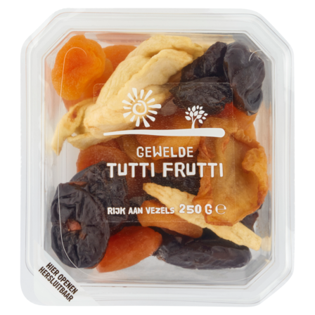 Gewelde Tutti Frutti 250 g