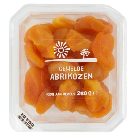 Gewelde Abrikozen 250 g