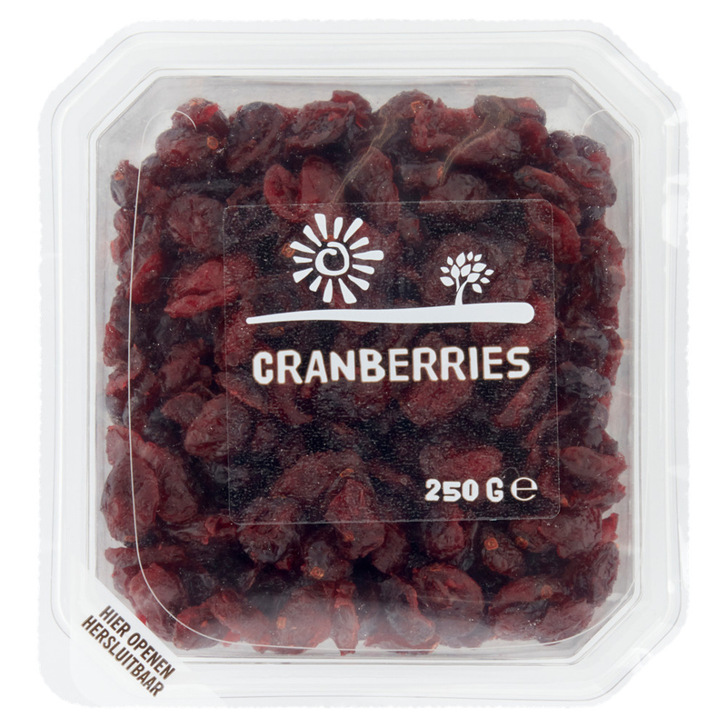 Qualino cranberries 250gr