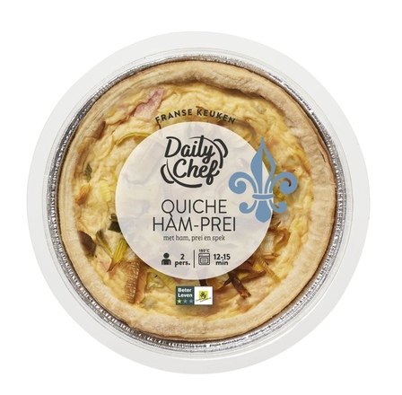 Daily Chef Quiche  Ham-Prei