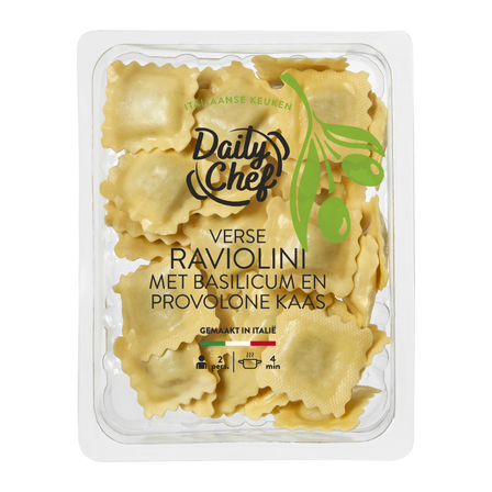Daily Chef Raviolini Basilicum - Kaas
