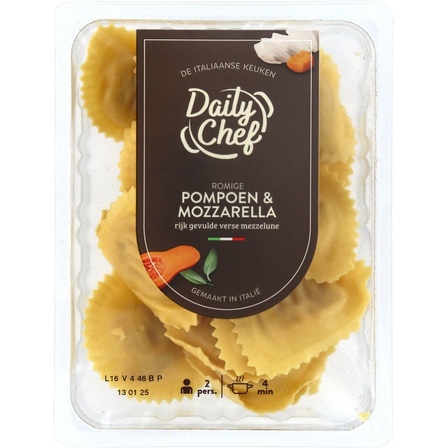 Daily chef Pasta pompoen-kaas