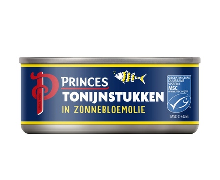 Princes Tonijnstukken in Zonnebloemolie 145 g