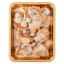 Noordertrots varkenshaas in champignonsaus