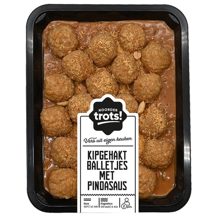 Noordertrots snackbal pindasaus