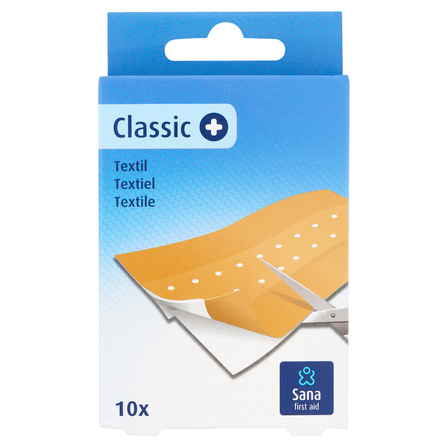 Sana First Aid Classic Textiel 10 Stuks